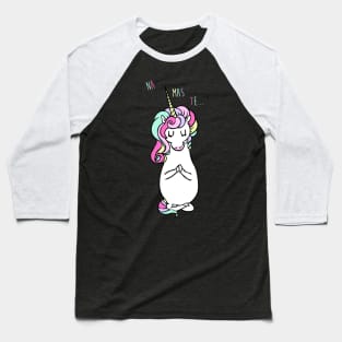 NAMASTE Unicorn Baseball T-Shirt